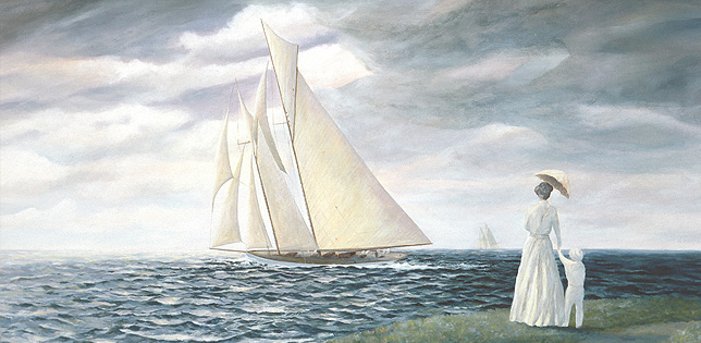 Afternoon Farewell, Painting by Christopher James Ward